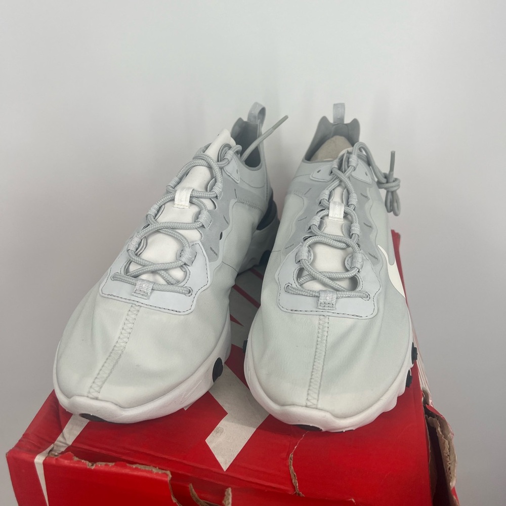 Nike React Element Pure Platinium Thunder Grey Mens Size 13 - Picture 4 of 5